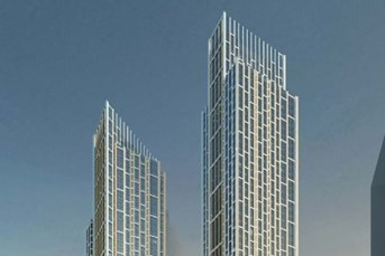 CGI of the One Nine Elms towers
