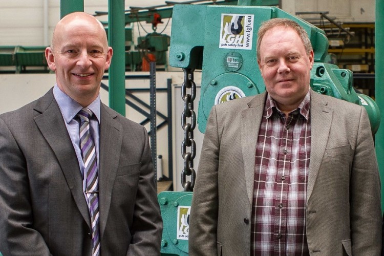 LGH managing director Colin Naylor (left) and chairman Ian Parkinson