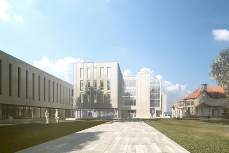 CGI of the new building, designed by Make