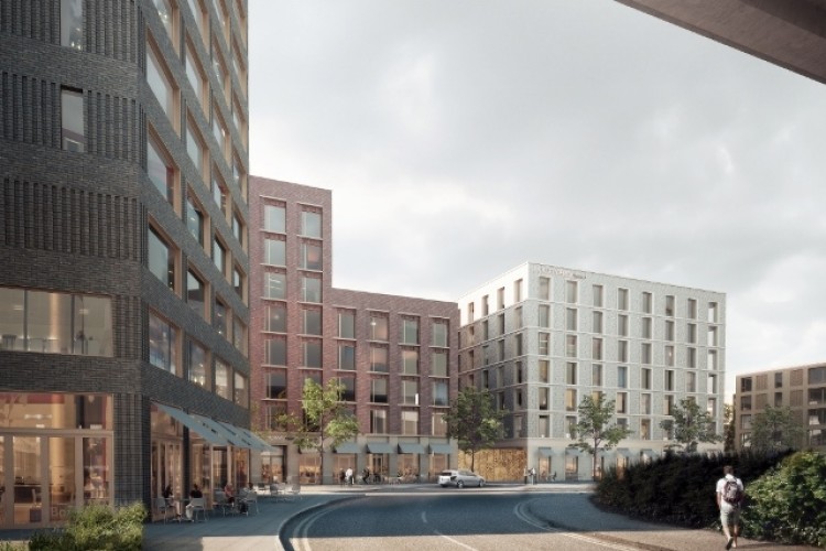 Artist's impression of the new Docklands hotel