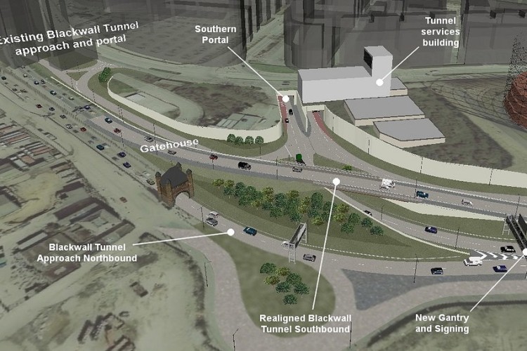 Silvertown tunnel would connect the Royal Docks to Greenwich Peninsula