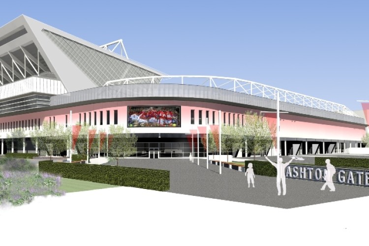 How Ashton Gate stadium will look