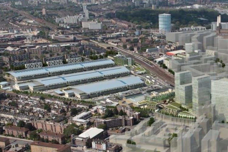 20 acres of the existing New Covent Garden Market site will be developed for housing and offices