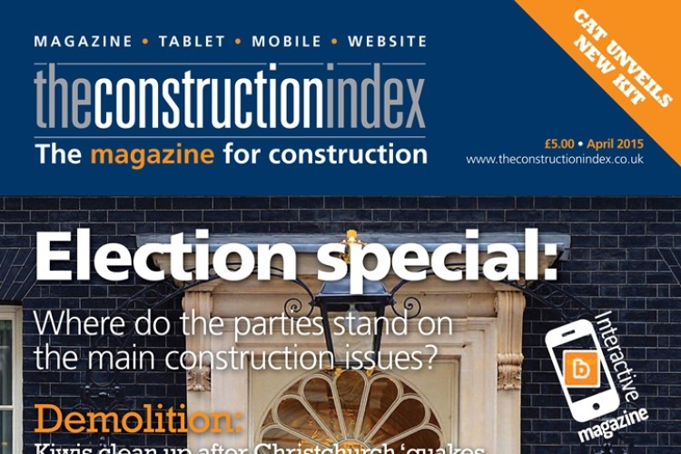 See our election preview in the April issue of The Construction Index magazine