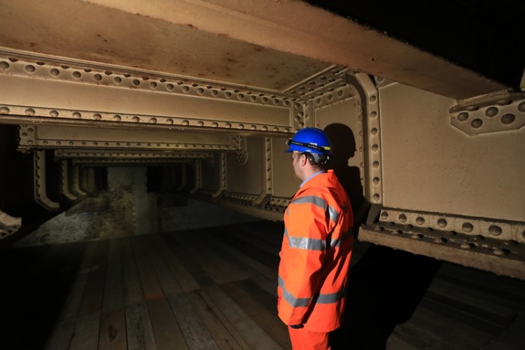 Project manager Greg Thornett explores Southwark Park station, hidden in the catacombs under the railway in Bermondsey