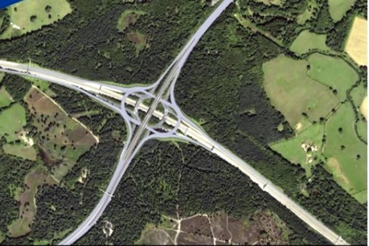 Plans to improve the M25/A3 interchange