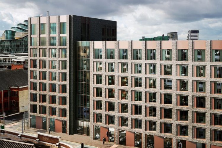 CGI of Hampton by Hilton hotel in Manchester