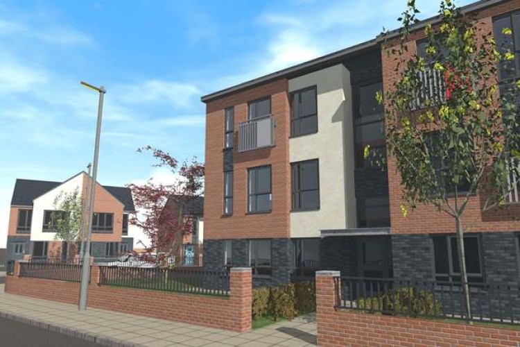 Artist&rsquo;s impressions of the new housing at Greenbrow Road, Wythenshawe