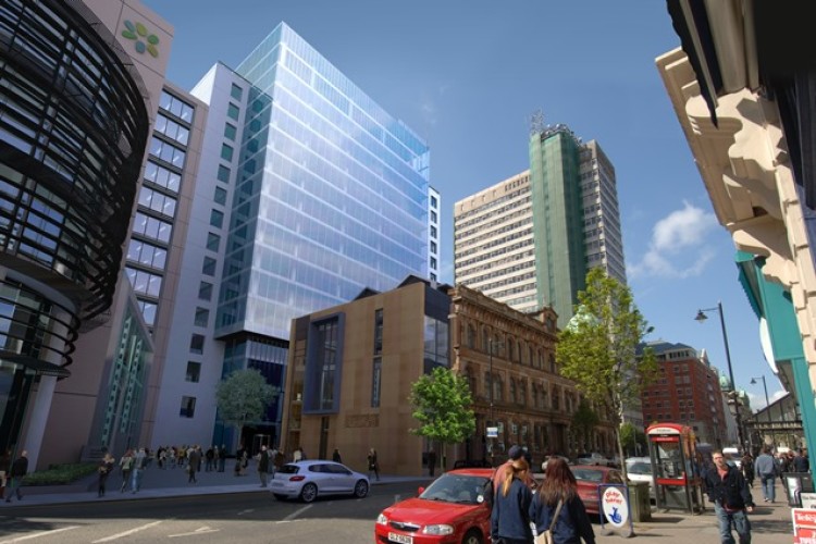 A 17-storey office block will be built behind the old Ewart Building, which itself will be refurbished