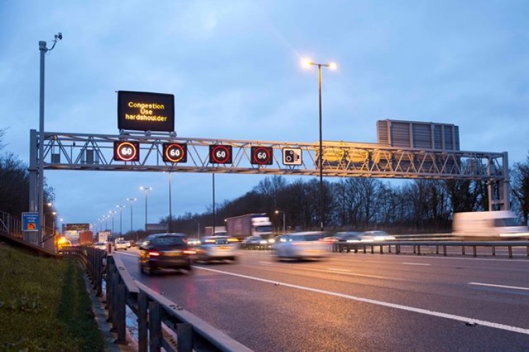 A 'smart motorway' in operation