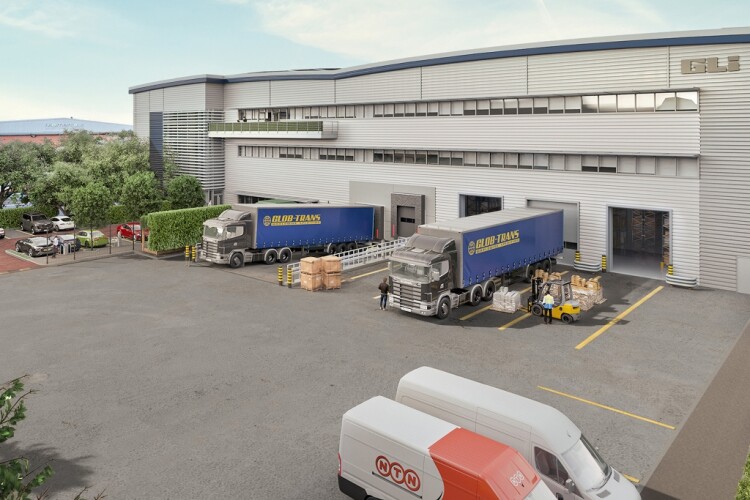 CGI of the PR2 warehouse in Park Royal