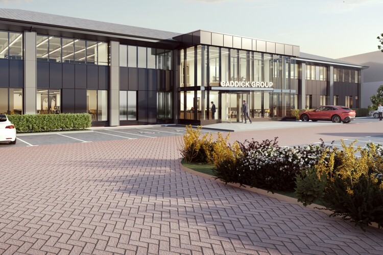 CGI of the new head office in Wakefield