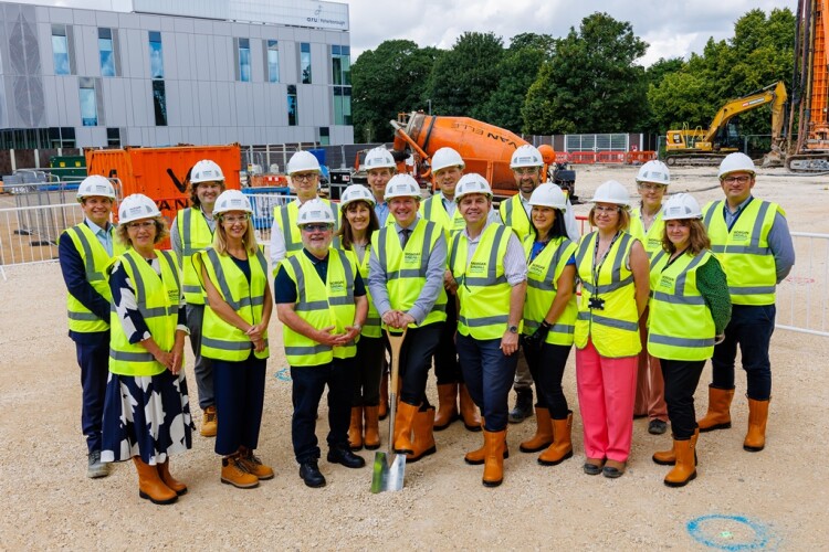Morgan Sindall Construction celebrates work under way at ARU Peterborough