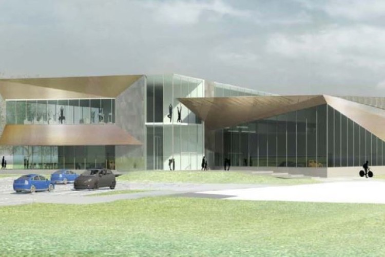 Artists impression of the new leisure centre