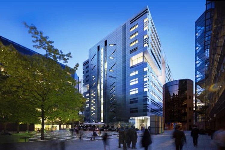CGI of the new UBS headquarters at 5 Broadgate