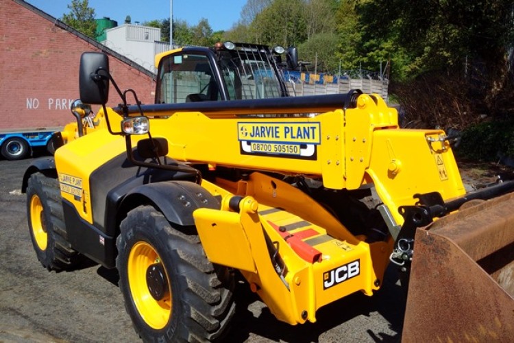 The first machine on hire from the new depot was a telehandler