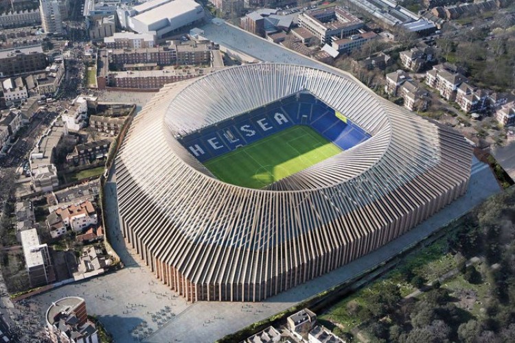 The new stadium is designed by Herzog & de Meuron 