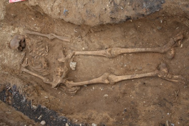 The skeleton found at Drake Primary
