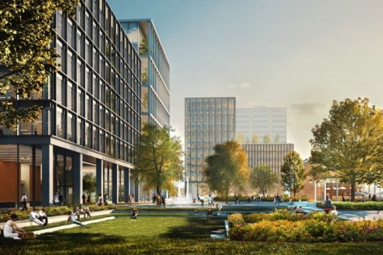 Artists impression of New Garden Square