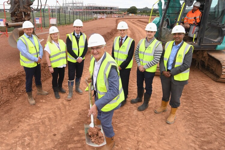 Breaking ground at Top Farm for Milby Meadows 