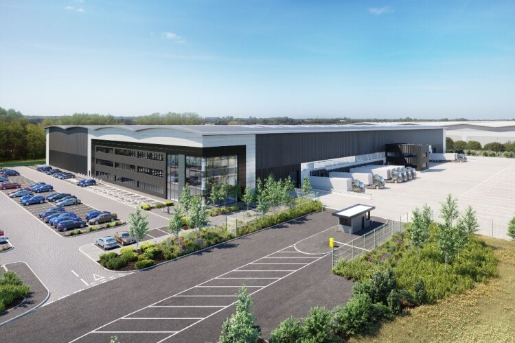 CGI of the new factory