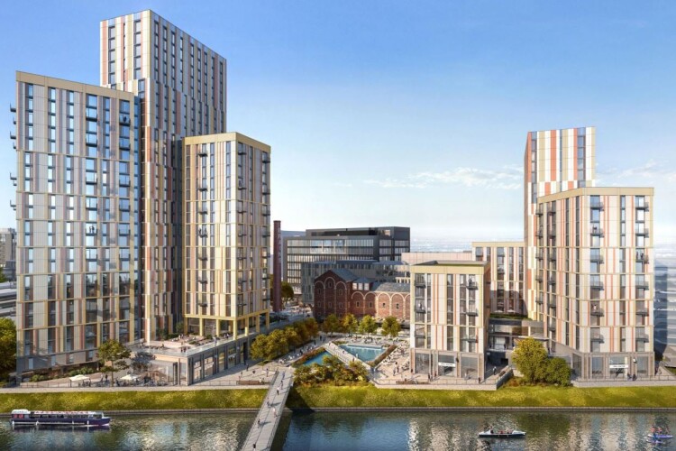 Watkin Jones is building 715 build-to-rent (BTR) apartments on the former Brains Brewery site in Cardiff Quay