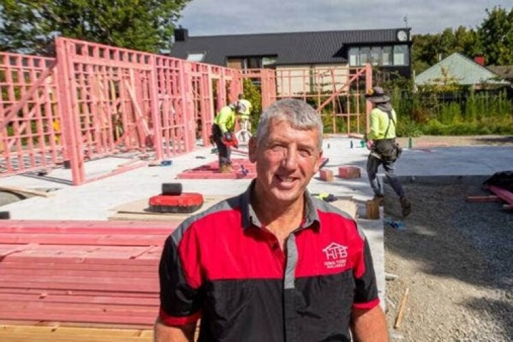 Christchurch builder Peter de Gouw has had to lay off half his workforce (pic: Stacy Squires/Stuff)