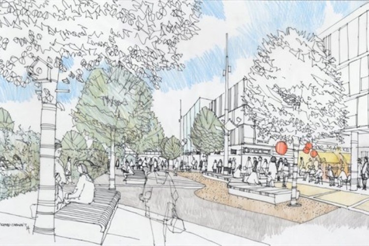 A new shopping boulevard for Barnsley