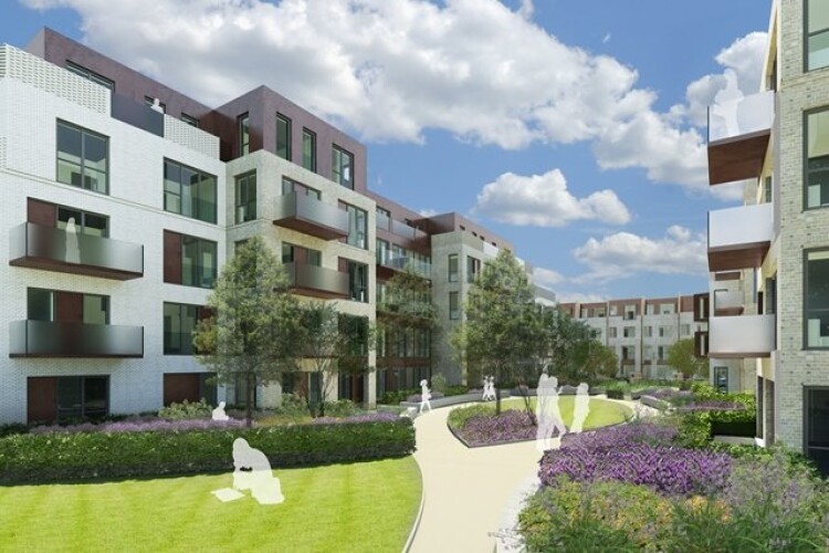 Artist's impression of the development
