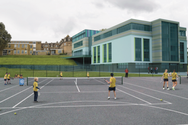 CGI of the new St Peter&rsquo;s School 