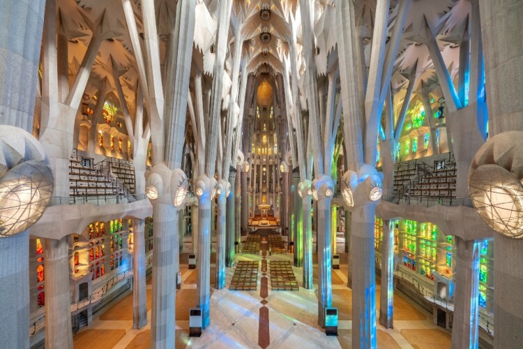 Inside the Sagrada Família