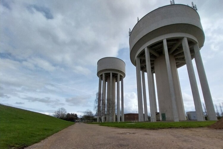 Beanfield water towers 