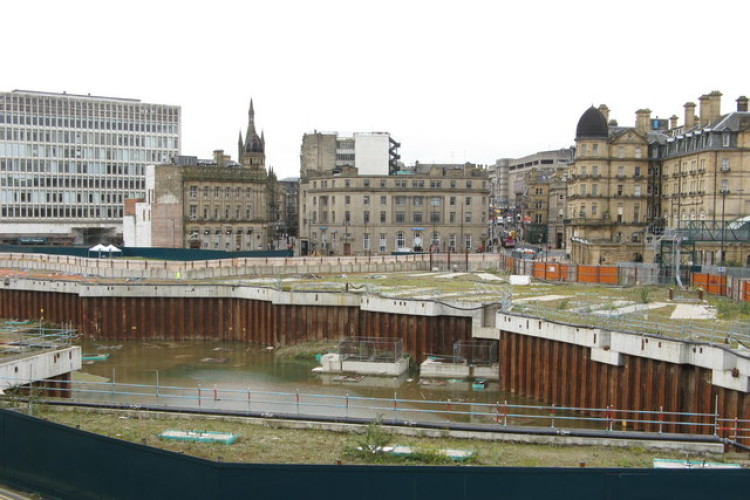 Bradford city centre's big hole