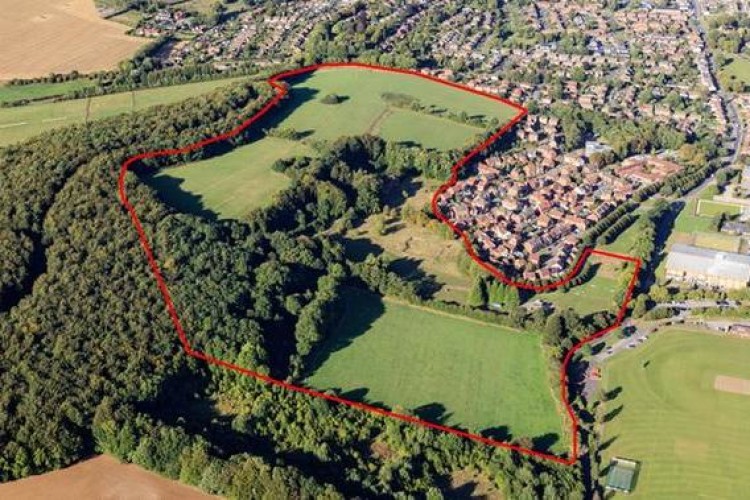 The development site is on the edge of Alton, Hampshire