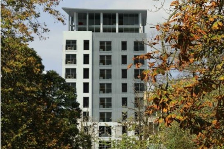 The planned 12-storey tower at 14 Cumberland Place 