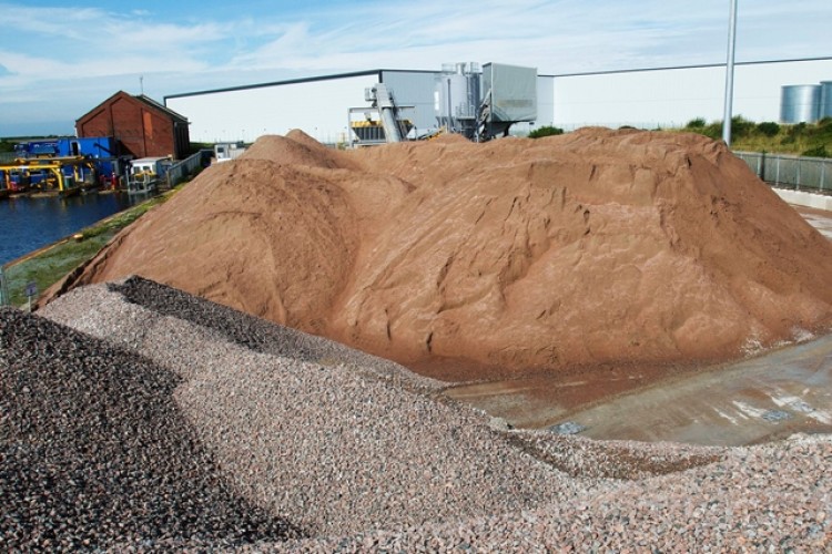 Aggregate Industries&rsquo; concrete plant at the Port of Barrow