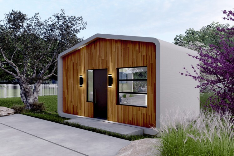 Veterans Village will comprise 26 of the 3D-printed homes 
