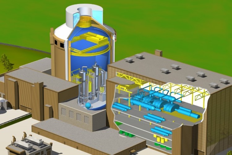 The Westinghouse AP1000 nuclear reactor