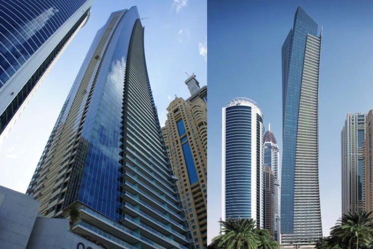 Aeda designed the Ocean Heights apartmetn block in Dubai