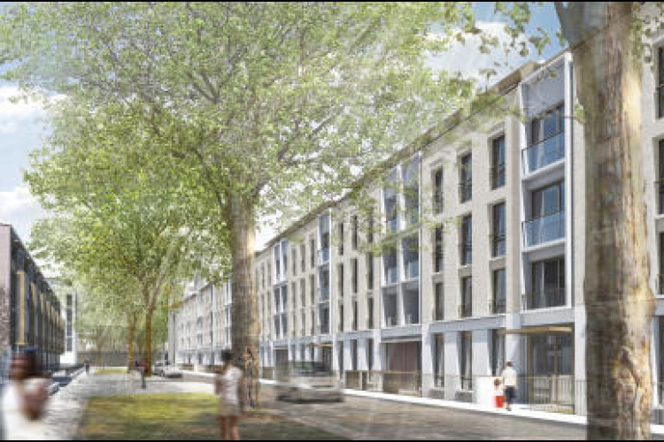Artist's impression of the redeveloped estate