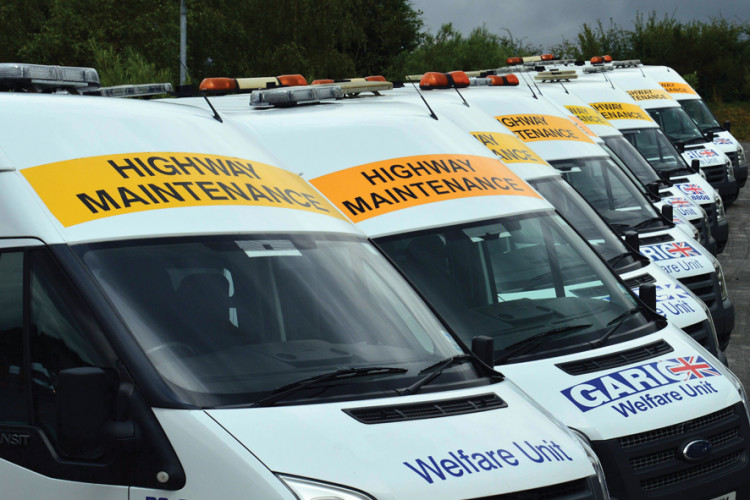 Garic runs a fleet of modern welfare vans.