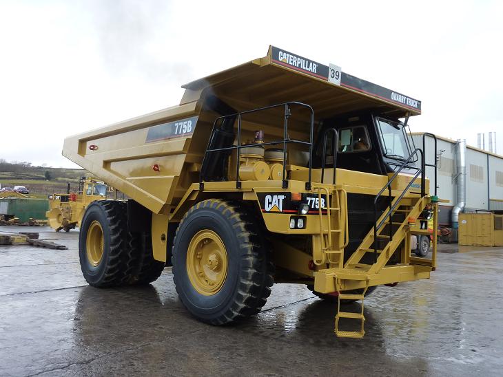 CAT 775B clocks on at Hanson's Whatley Quarry for a SECOND LIFE thanks to 