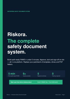 Safety document
system Brochure