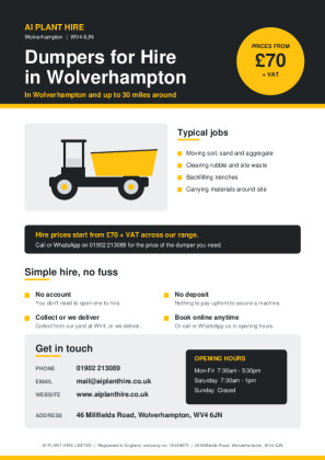 Dumpers Brochure