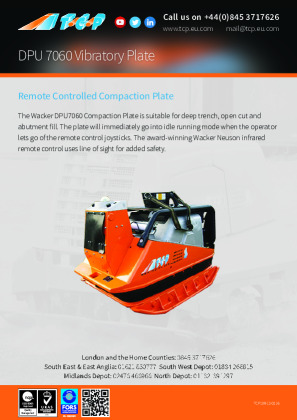 Vibratory Plate Brochure