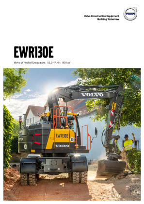 Volvo Wheeled Excavators 12.9-14.4 t 90  Brochure