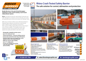 Rhino Crash Tested Safety Barrier Brochure