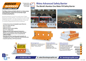 Rhino Advanced Safety Barrier Brochure