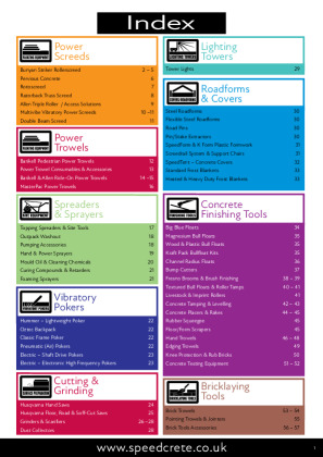 Speedcrete Catalogue  Brochure