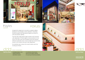 Foyles Brochure